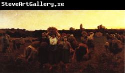 Jules Breton The Recall of the Gleaners